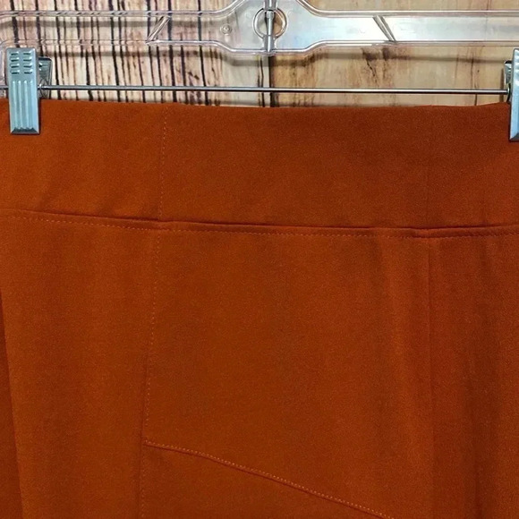 Women Antthony Pants   Original 2X Burnt Orange Pullon Slacks NWT - Picture 5 of 9